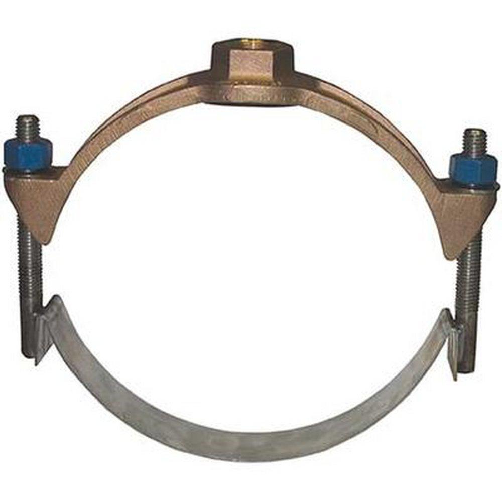 3835 8X3/4 SS SGL STRAP SADDLE 9.05 X AWWA 