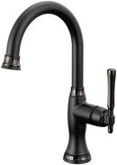 Brizo Matte Black/Brilliance&reg; Black Onyx Single Handle Lever Bar Faucet 