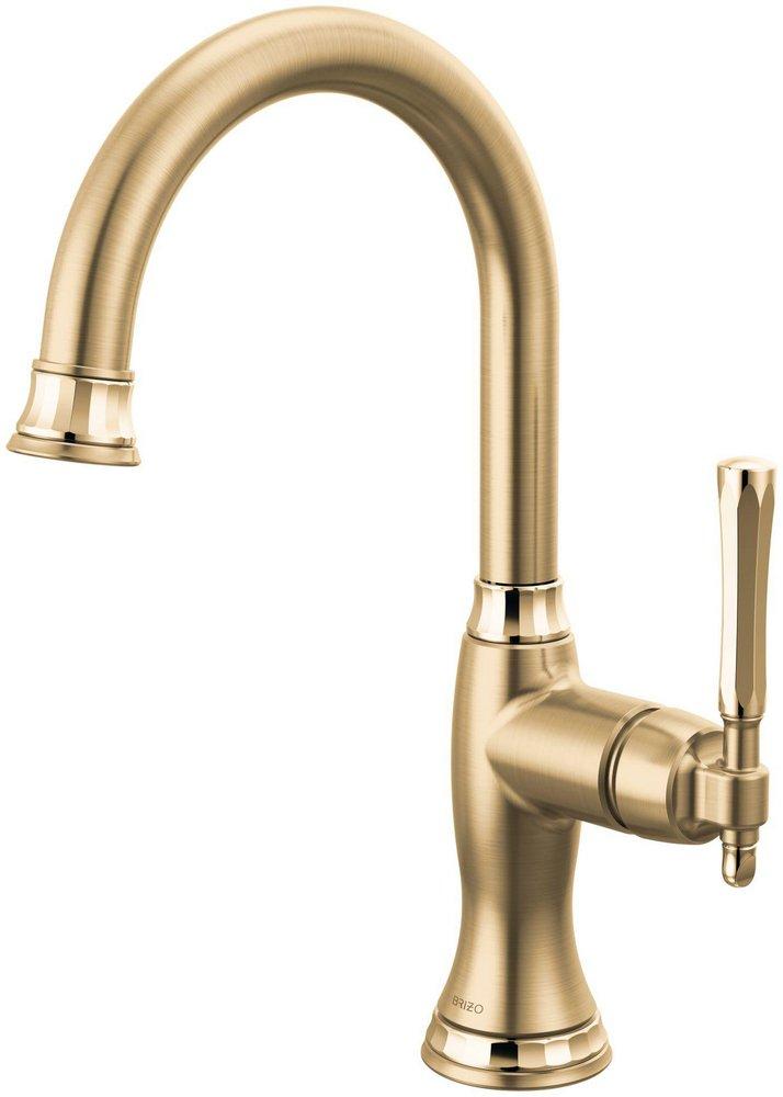 Brizo Luxe Gold/Polished Gold Single Handle Lever Bar Faucet 