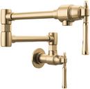 Wall Mount Pot Filler in Luxe Gold/Polished Gold