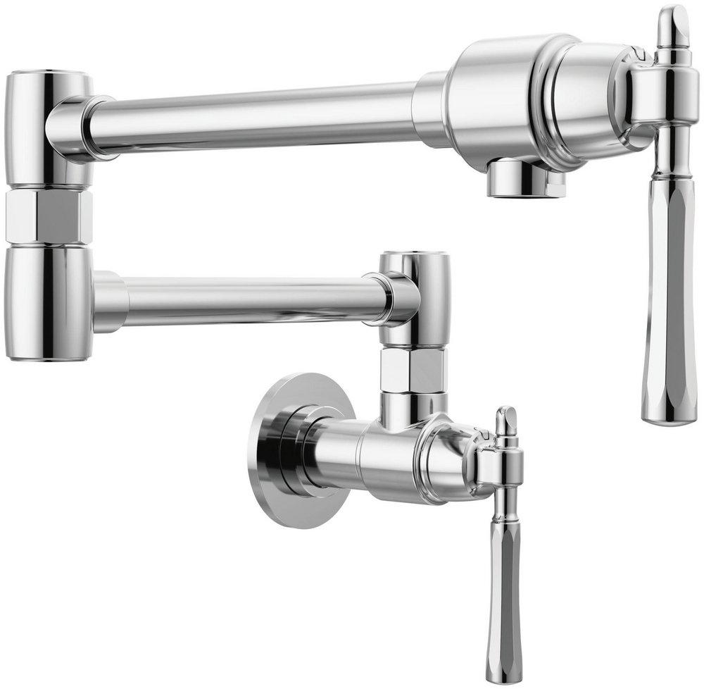 BRIZO THE TULHAM KITCHEN COLLECTION BY BRIZO WALL MOUNT POT FILLER 