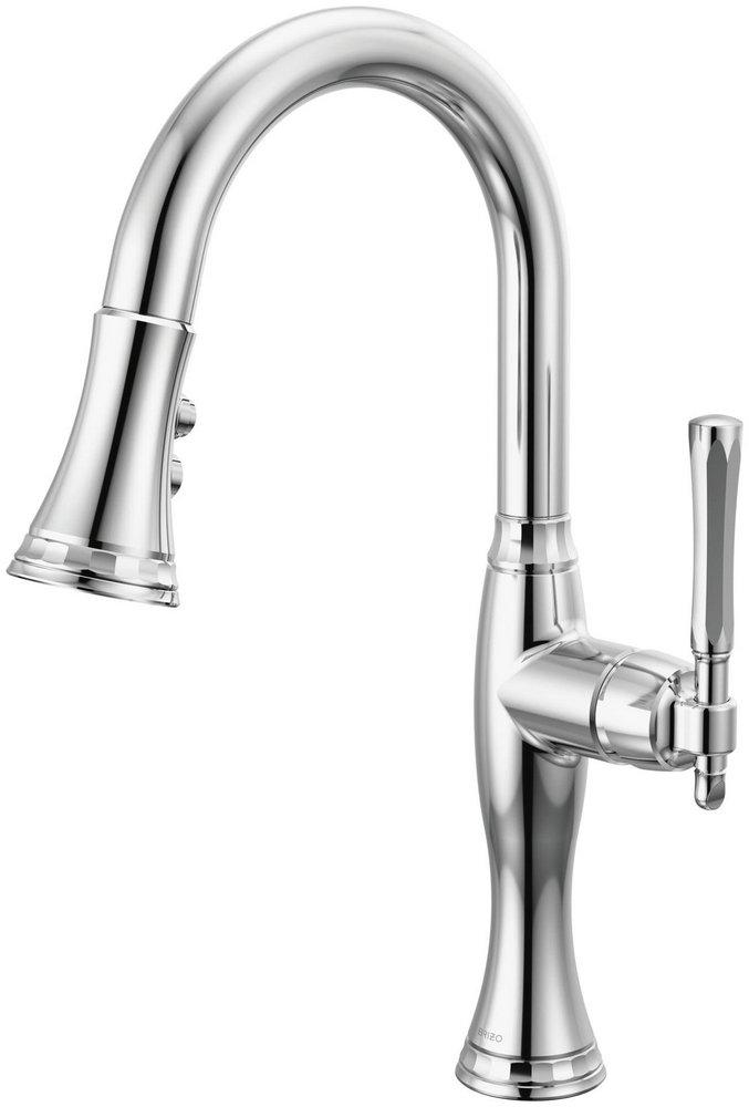 BRIZO THE TULHAM KITCHEN COLLECTION BY BRIZO PULL-DOWN PREP KITCHEN FAUCET 
