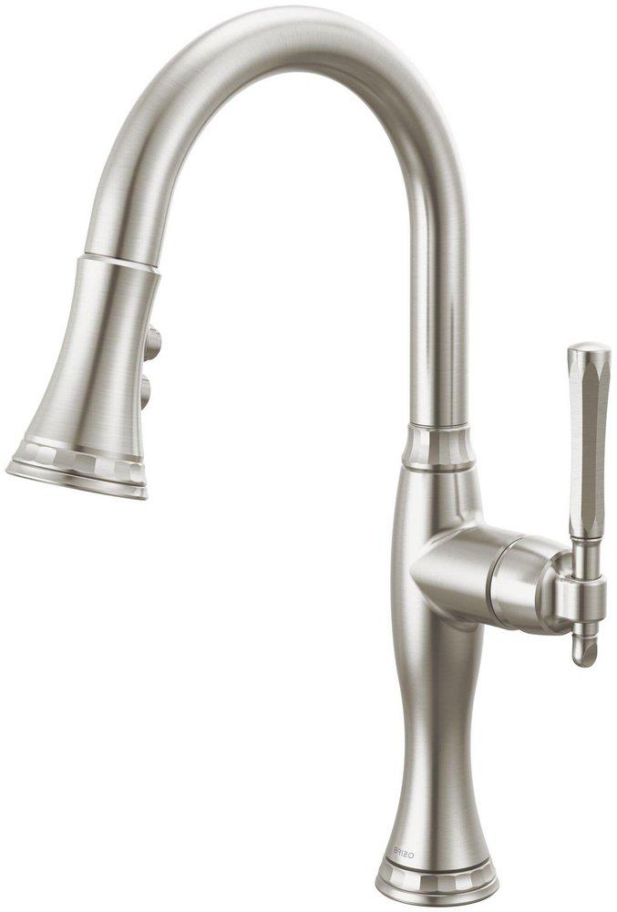 BRIZO THE TULHAM KITCHEN COLLECTION BY BRIZO PULL-DOWN PREP KITCHEN FAUCET 