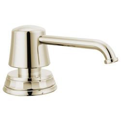 Deck Mounted Soap or Lotion Dispenser in Polished Nickel