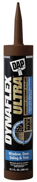 DAP DYNAFLEX ULTRA ADVANCED EXTERIOR SEALANT BROWN 10.1 OZ 