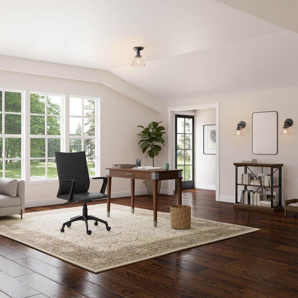 Design House Black 1-1/4 x 20 in. Framed Mirror Rectangular in Black 