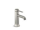 Single Handle Monoblock Bathroom Sink Faucet in Vibrant Brushed Nickel 
