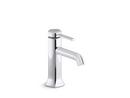 Single Handle Monoblock Bathroom Sink Faucet in Polished Chrome 