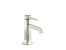 Single Handle Monoblock Bathroom Sink Faucet in Vibrant Polished Nickel 