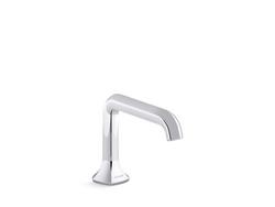 Single Hole Bathroom Sink Faucet with Pop-Up Drain Assembly in Polished Chrome