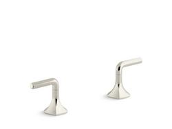 Lever Handles in Vibrant Polished Nickel