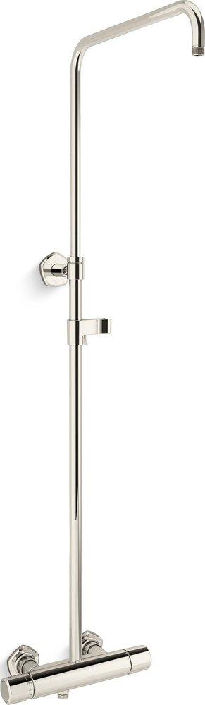 2W EXPOSED THERMOSTATIC VLV & SHOWER COLUMN KIT *OCCASION VIBRANT POLISHED NICKEL 