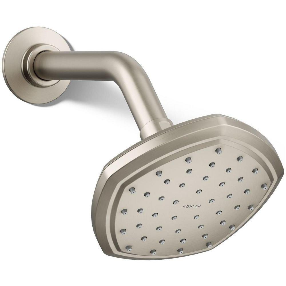 KOHLER Vibrant Brushed Nickel Single Function Drench Showerhead 