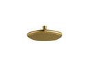 KOHLER Vibrant® Brushed Moderne Brass Dual Function Full and Rain Head Showerhead 