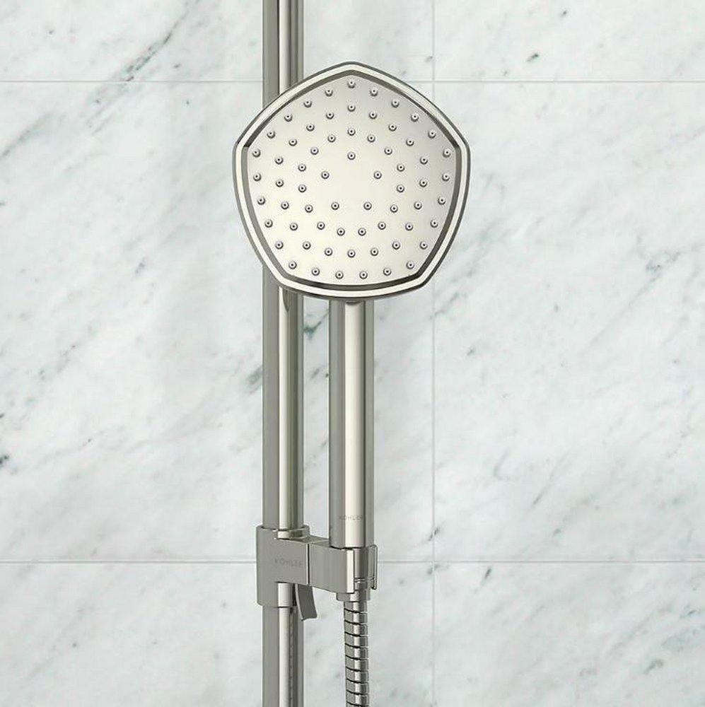 KOHLER Vibrant Brushed Nickel Single Function Hand Shower (Shower Hose Sold Separately) 