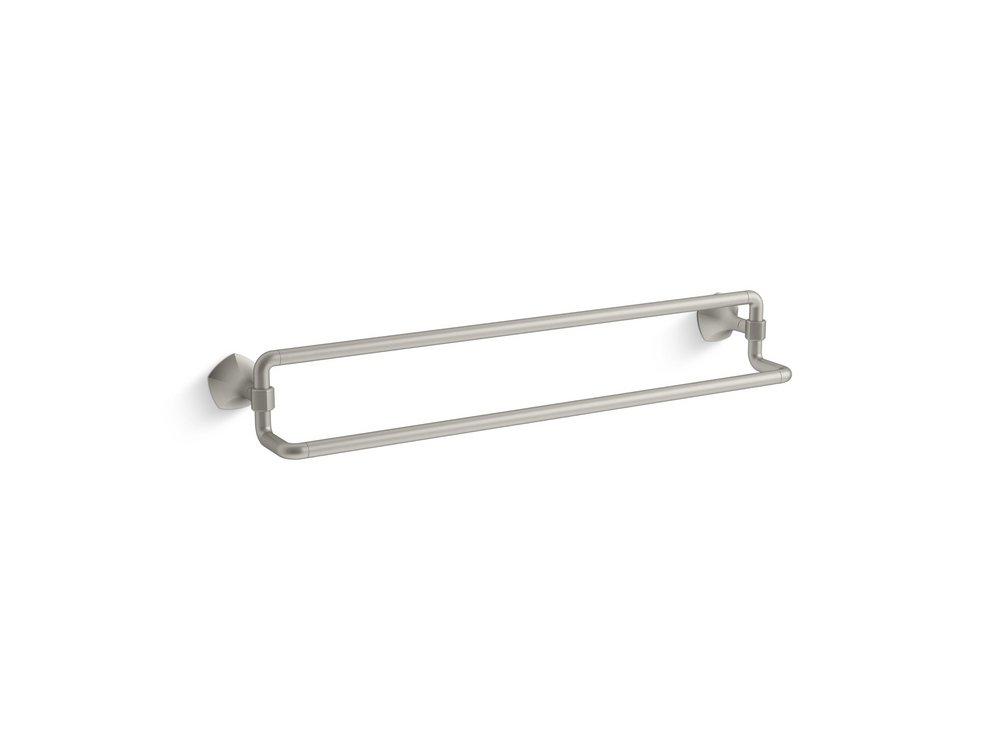 KOHLER Vibrant&reg; Brushed Nickel 24 in. Towel Bar 
