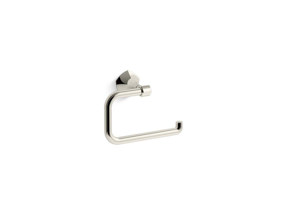 KOHLER Vibrant Polished Nickel Bar Open Towel Ring 