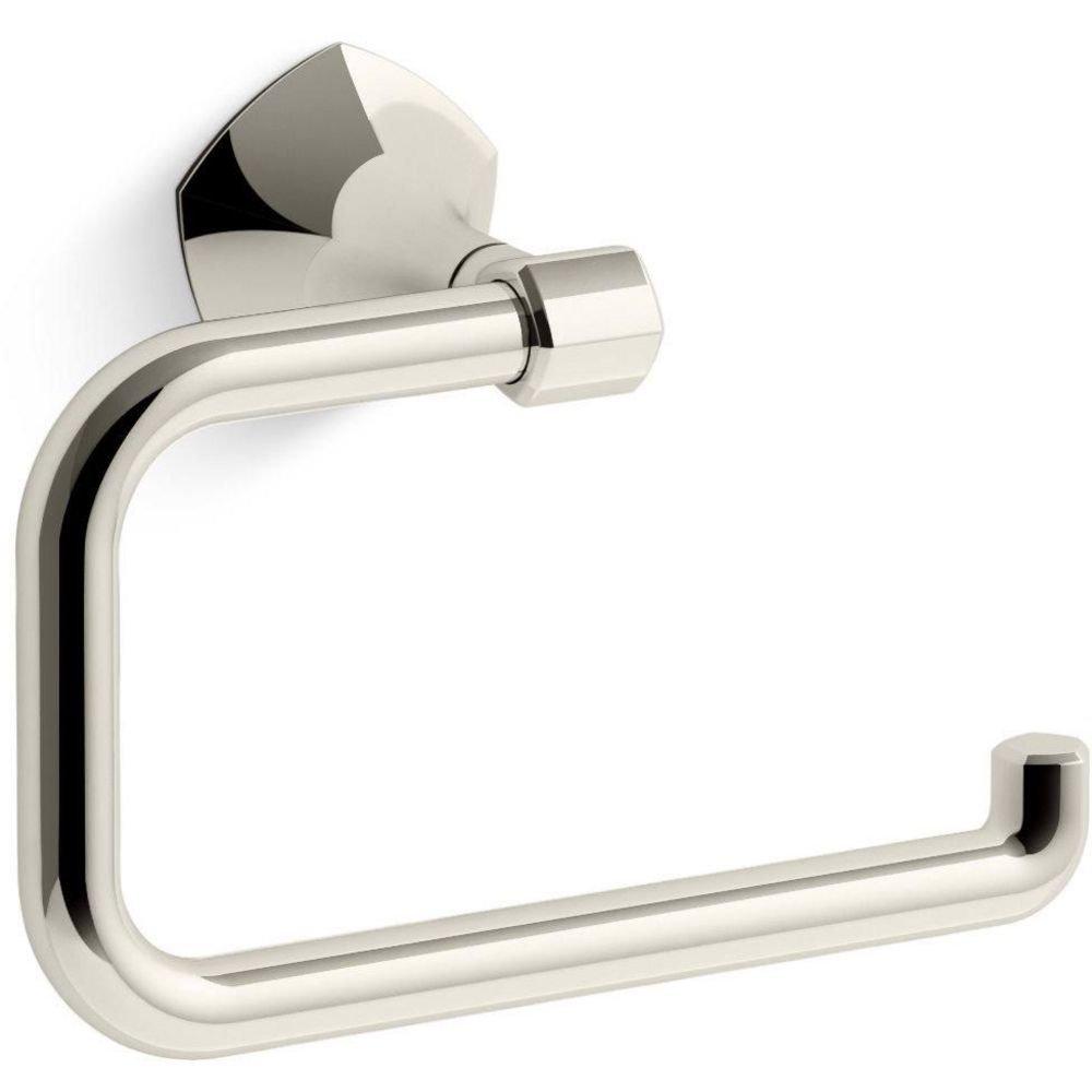 KOHLER Vibrant Polished Nickel Bar Open Towel Ring 