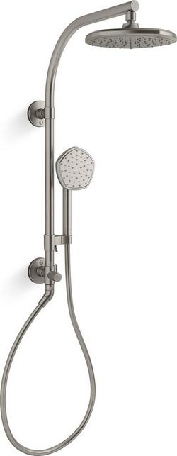 One Handle Single Function Shower Faucet in Vibrant® Brushed Nickel