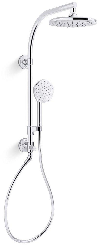 KOHLER Polished Chrome Single Handle Single Function Shower System 