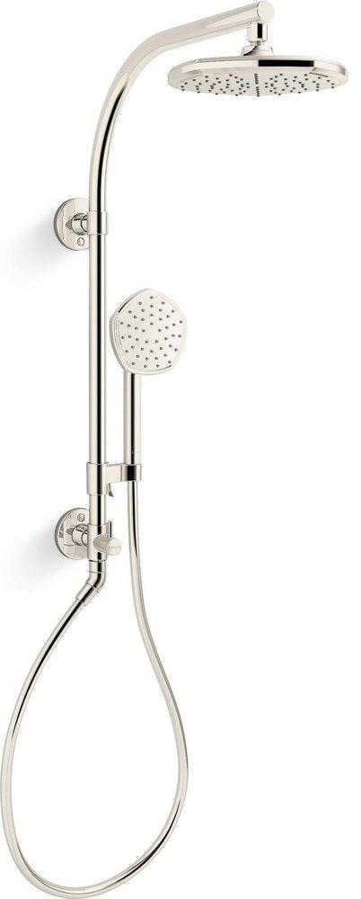 KOHLER Vibrant&reg; Polished Nickel Single Handle Single Function Shower Faucet 