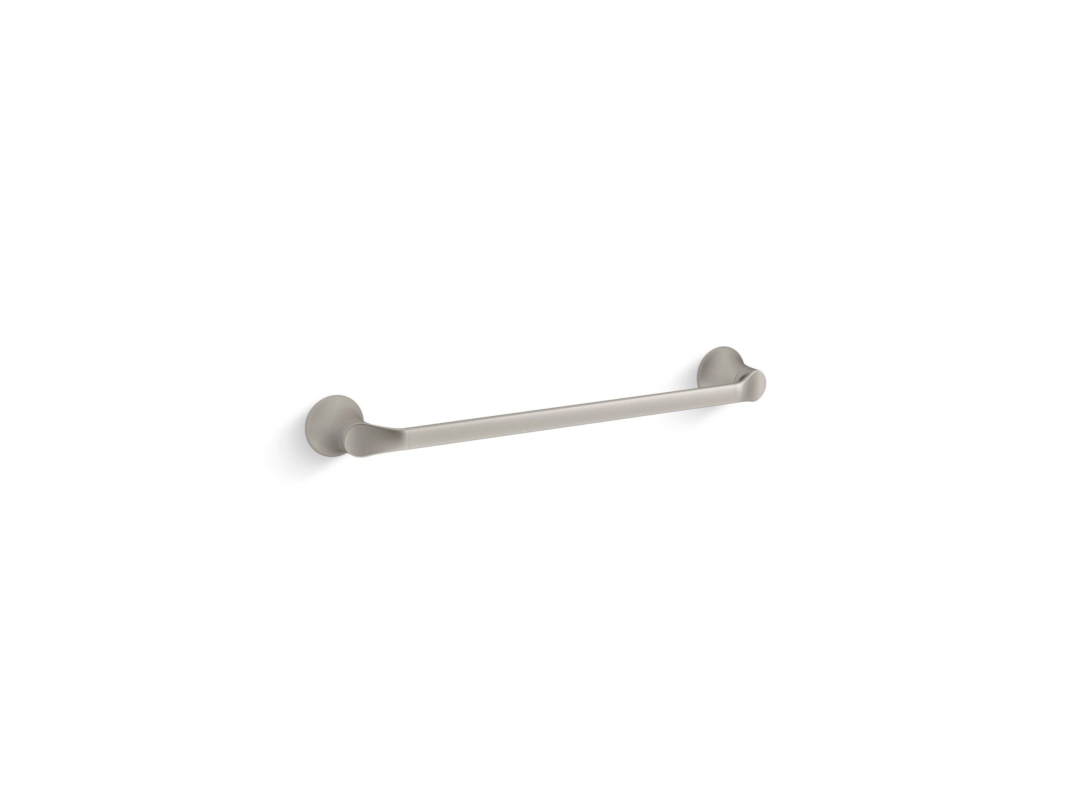 KOHLER Vibrant Brushed Nickel 18 in. Towel Bar 