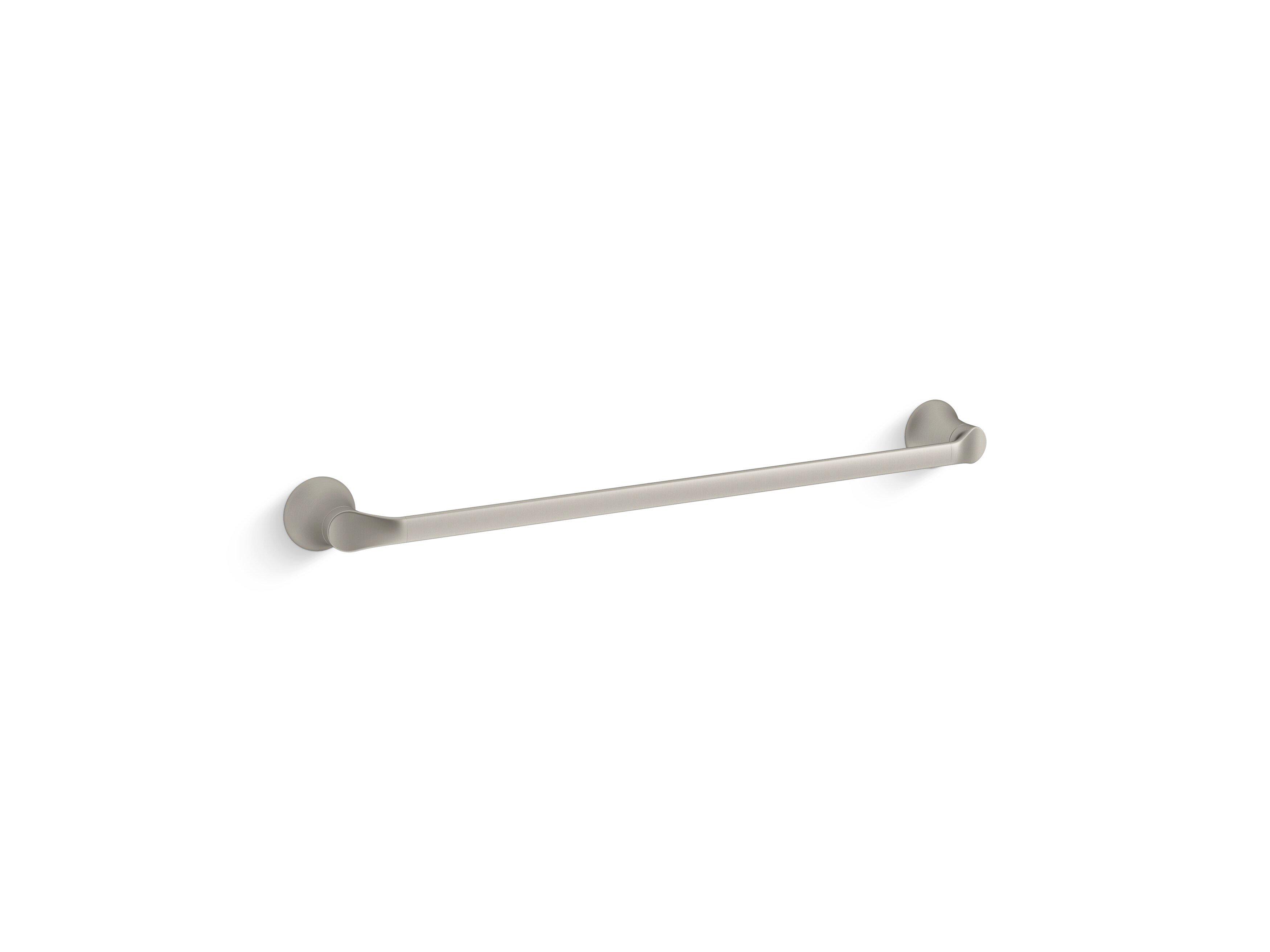KOHLER Vibrant Brushed Nickel 24 in. Towel Bar 