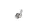 KOHLER Vibrant&reg; Brushed Nickel 1-Hook Robe Hook 