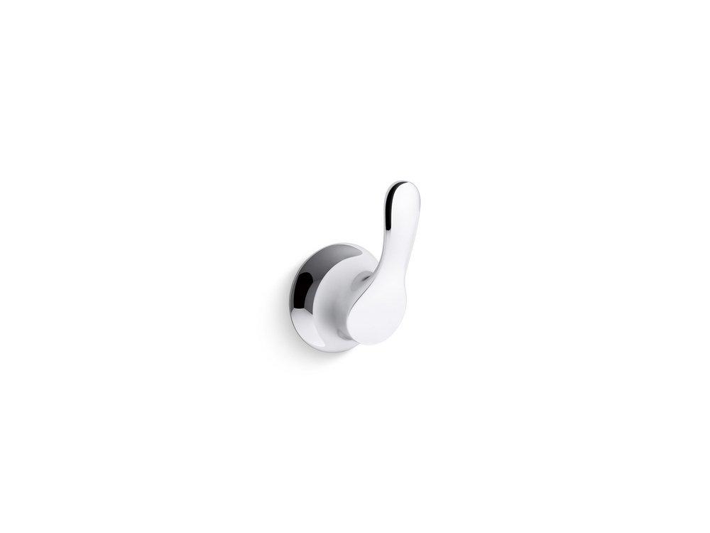 KOHLER Polished Chrome 1-Hook Robe Hook 