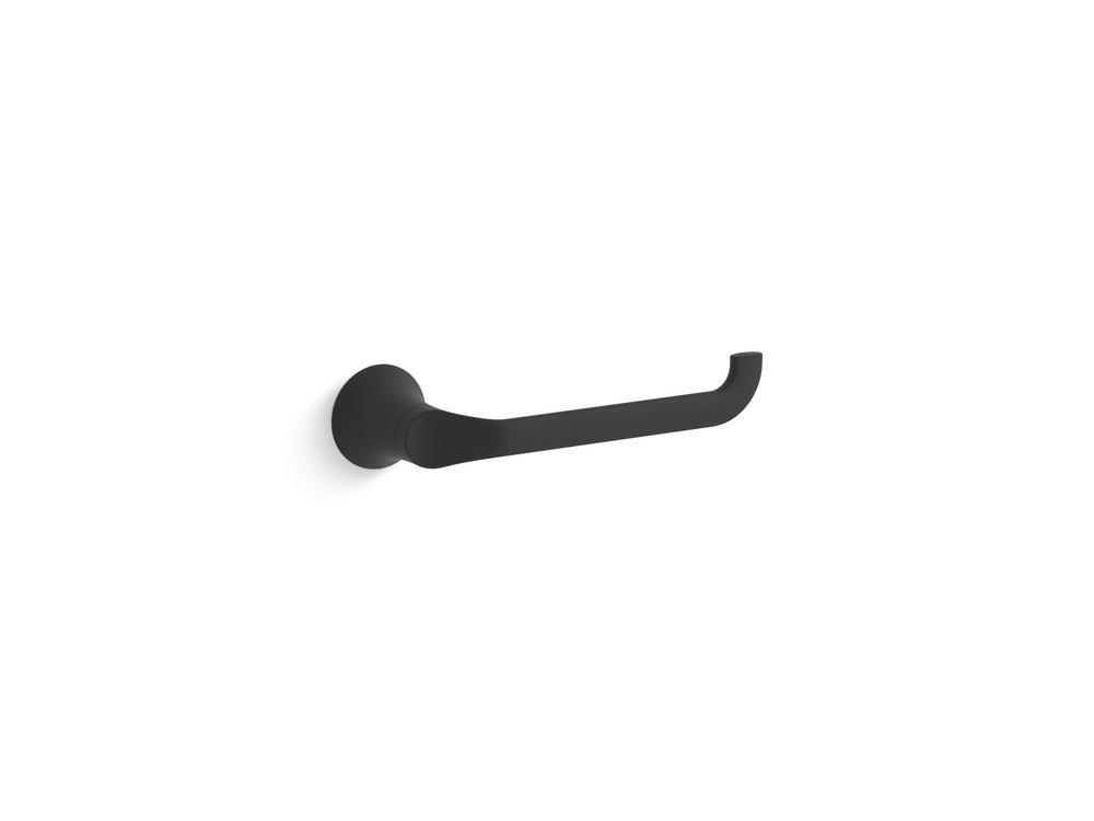 KOHLER Matte Black 9-9/16 in. Towel Bar 