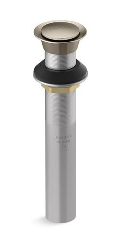 Clicker Drain - Less Overflow in Vibrant Brushed Bronze