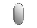 KOHLER Matte Black 20 x 40 in. Surface and Recessed Mount Medicine Cabinet 