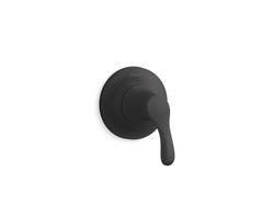 Single Handle Diverter Valve Trim in Matte Black