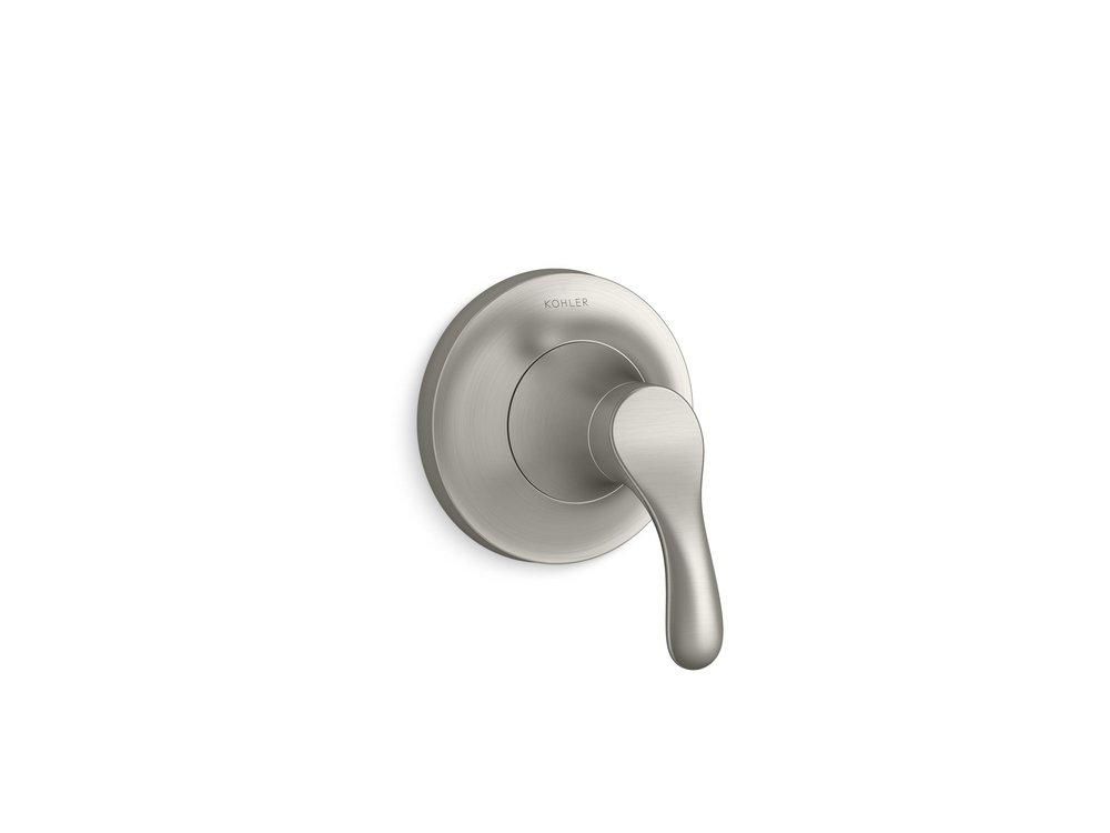 KOHLER Vibrant® Brushed Nickel Single Handle Multi Function Bathtub & Shower Faucet (Trim Only) 