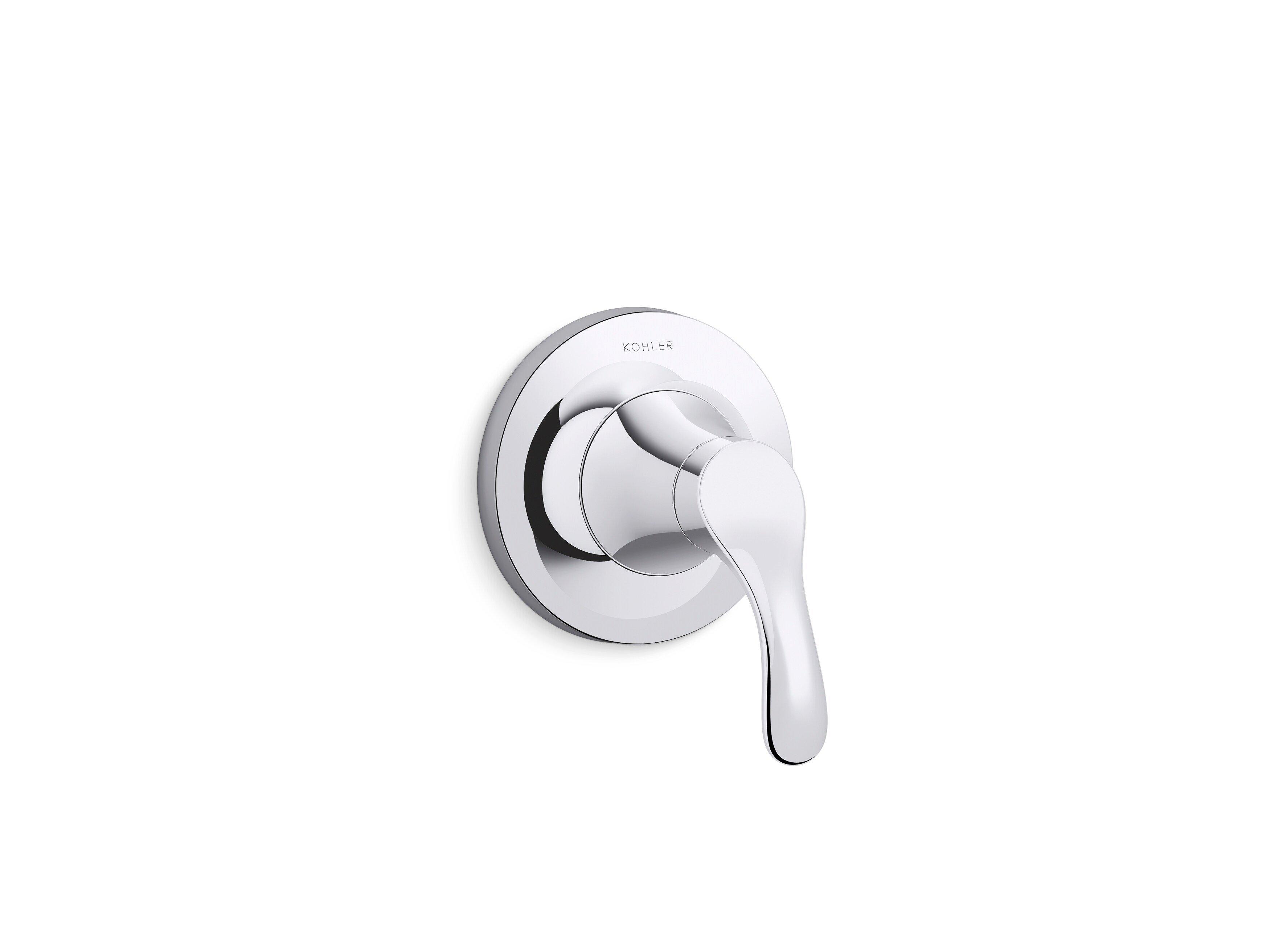 KOHLER Polished Chrome Single Handle Diverter Valve Trim 