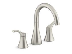 Two Handle Roman Tub Faucet in Vibrant&reg; Brushed Nickel (Trim Only)