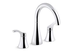 Two Handle Roman Tub Faucet in Polished Chrome (Trim Only)