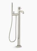 KOHLER Vibrant&reg; Polished Nickel Single Handle Lever Floor Mount Filler 