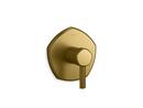 KOHLER Vibrant&reg; Brushed Moderne Brass Single Handle Bathtub & Shower Faucet (Trim Only) 