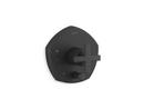 Single Handle Pressure Balancing Valve Trim in Matte Black
