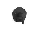 KOHLER Matte Black Single Handle Bathtub & Shower Faucet (Trim Only) 