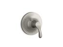 KOHLER Vibrant® Brushed Nickel Single Handle Dual Function Bathtub & Shower Faucet (Trim Only) 