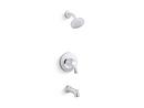 KOHLER Polished Chrome Single Handle Single Function Bathtub & Shower Faucet (Trim Only) 