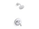 KOHLER Polished Chrome Single Handle Pressure Balancing Valve Trim 