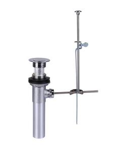 Universal 3/16 x 8 in. Pop-up Pull Rod and Strap in Chrome Plated