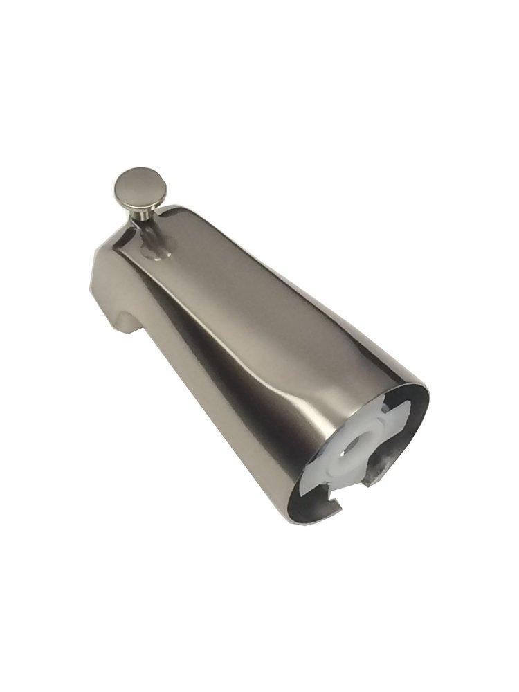 CSB International Product Brushed Nickel 5/8 in. Compression Tub Spout 
