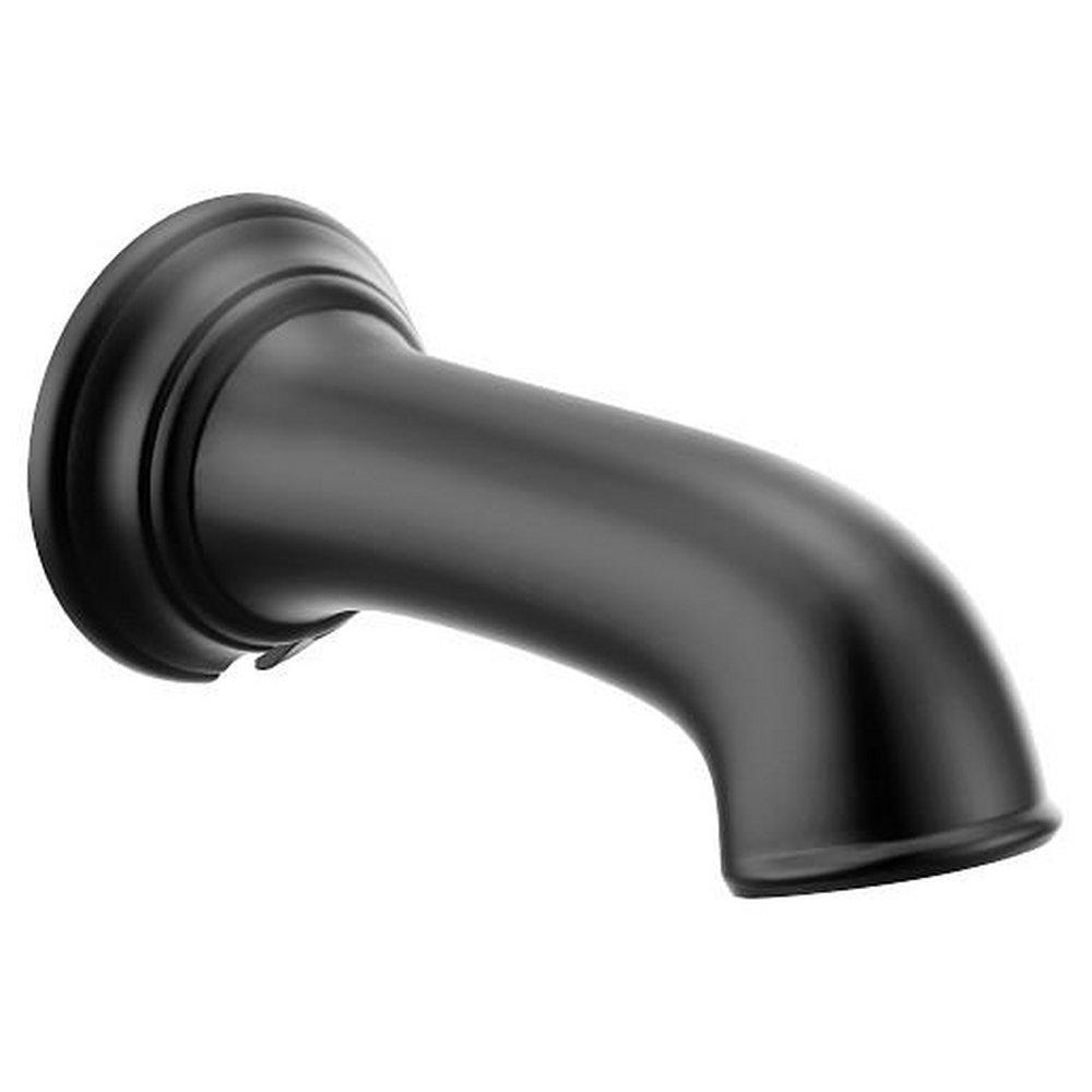 Moen Matte Black 1/2 x 7-1/4 in. CC Metal Tub Spout 