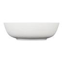 Vessel Mount Round Bathroom Sink in Matte White image number 2