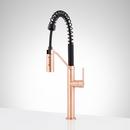 Single Handle Pull Down Kitchen Faucet in Antique Copper 