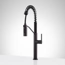 Single Handle Pull Down Kitchen Faucet in Matte Black